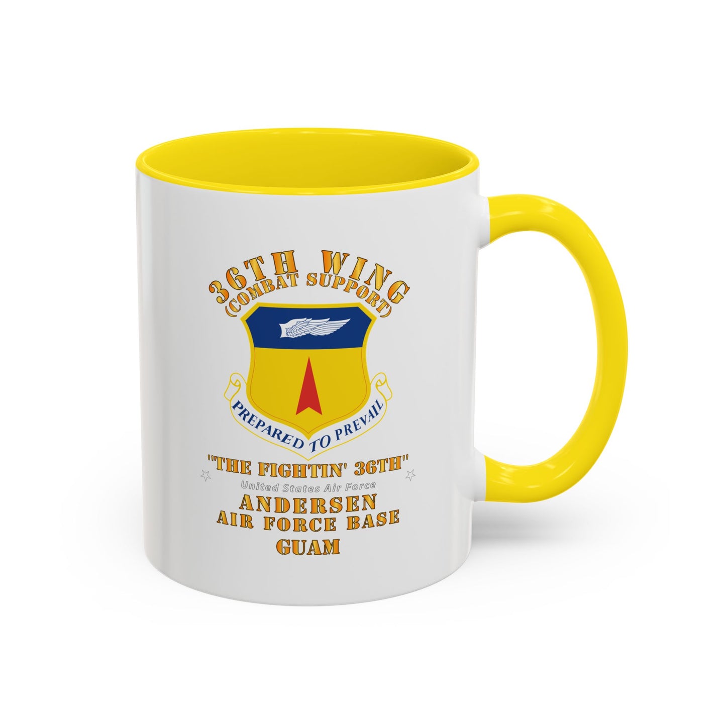 Accent Coffee Mug (11oz & 15oz) - USAF - 36th Wing - Anderson AFB - Guam