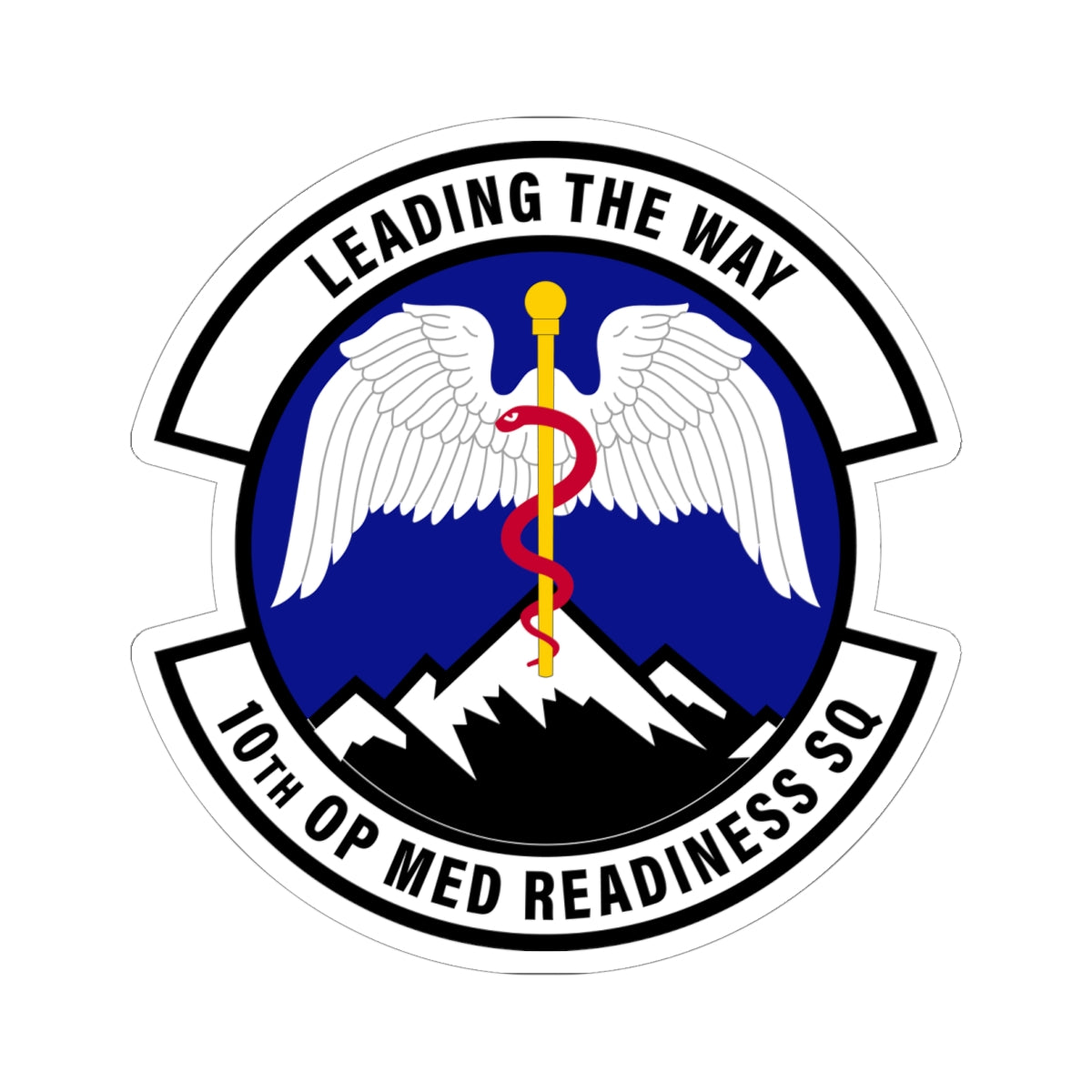 Kiss-Cut Stickers - USAF - 10th Operational Medical Readiness Sq wo txt