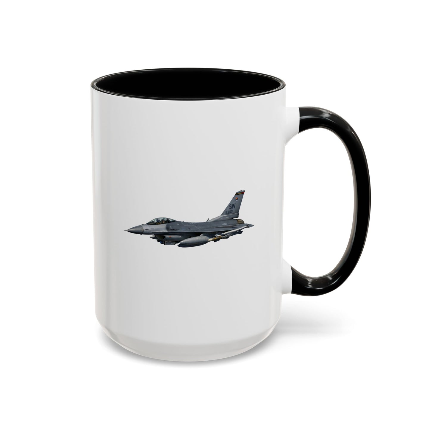 Accent Coffee Mug (11oz & 15oz) - USAF - F-16 Fighting Falcon wo txt X 300