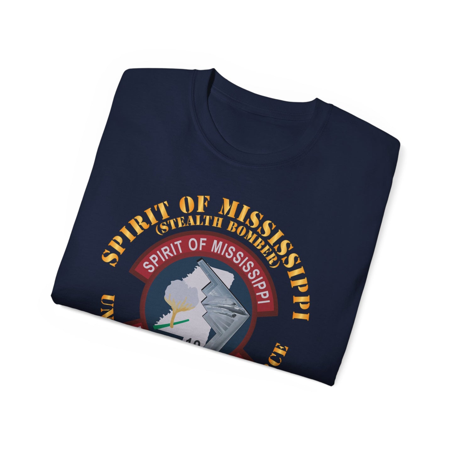 Unisex Ultra Cotton Tee - USAF - B2 - Spirit of Mississippi - Stealth Bomber X 300