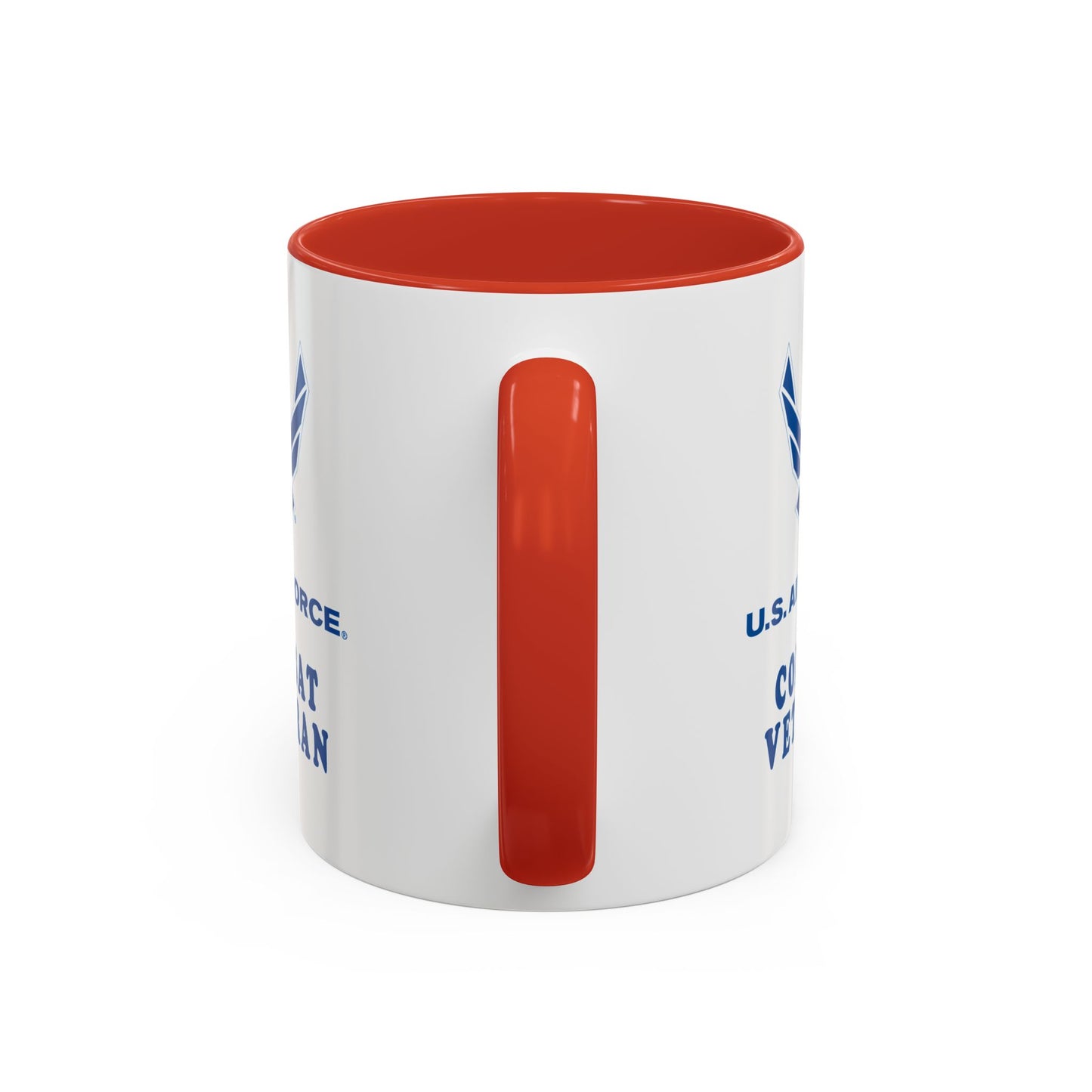 Accent Coffee Mug (11oz & 15oz) - USAF - Air Force - Combat Veteran X 300