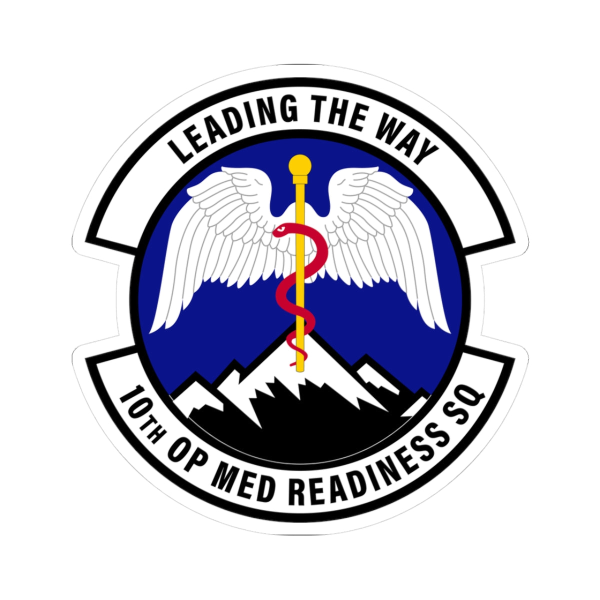 Kiss-Cut Stickers - USAF - 10th Operational Medical Readiness Sq wo txt