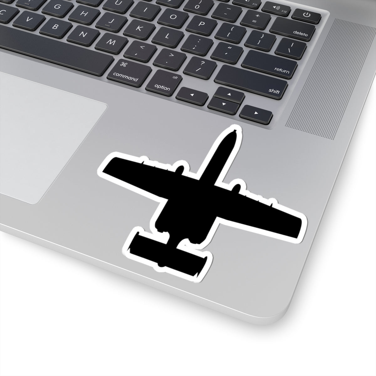 Kiss-Cut Stickers - Aircraft - USAF - A-10 Thunderbolt II - Top - Silhouette X 300