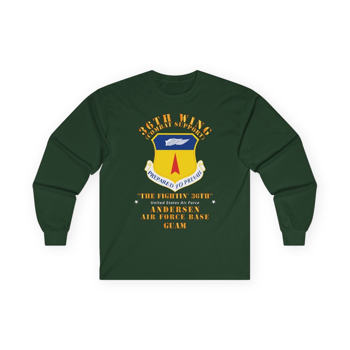 Unisex Ultra Cotton Long Sleeve Tee - USAF - 36th Wing - Anderson AFB - Guam