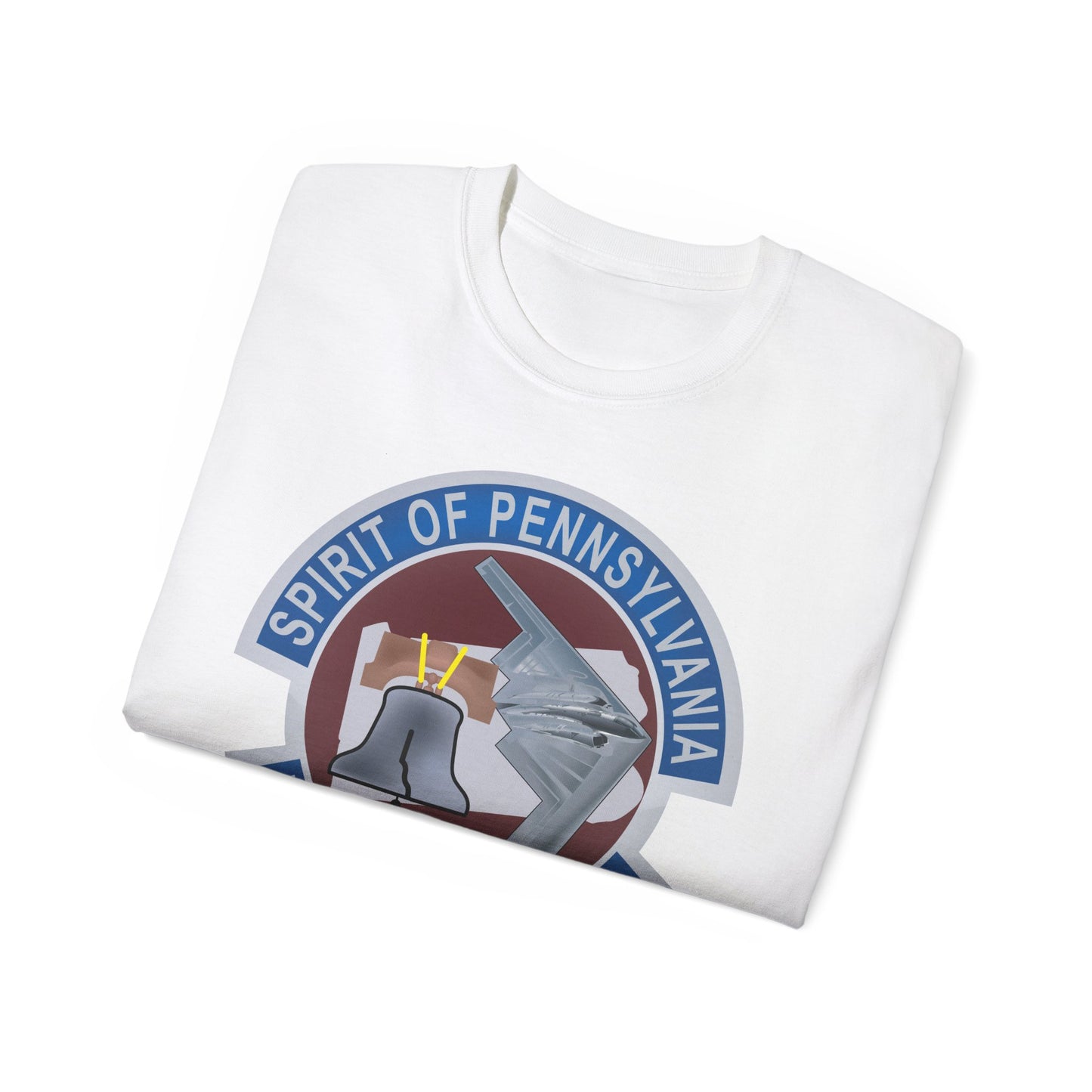Unisex Ultra Cotton Tee - USAF - B2 - Spirit of Pennsylvania Stealth Bomber wo Txt X 300