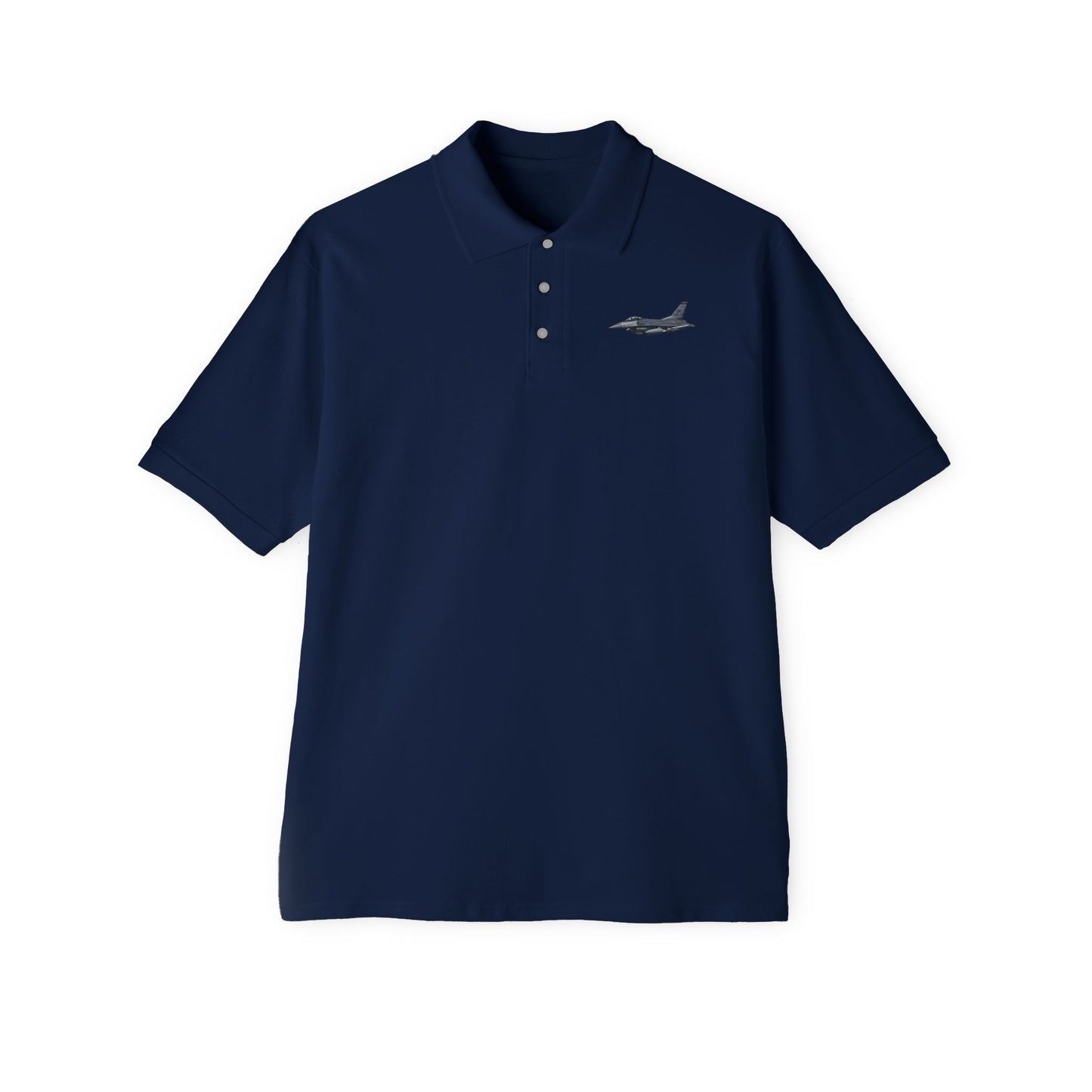 Men's Piqué Polo - USAF - F-16 Fighting Falcon wo txt X 300
