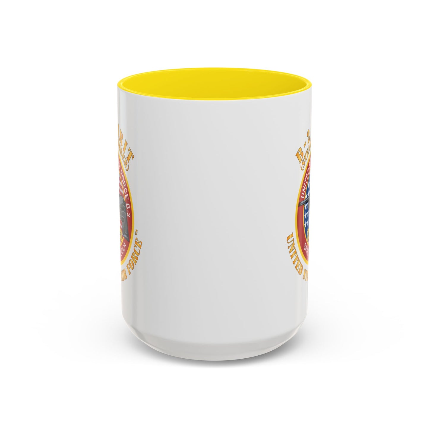 Accent Coffee Mug (11oz & 15oz) - USAF - B2 - Spirit - Stealth Bomber X 300