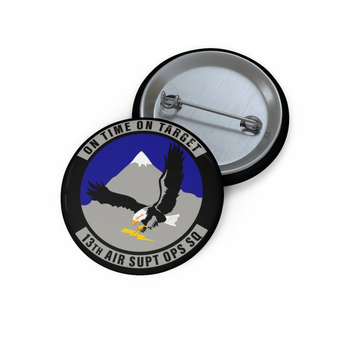 Custom Pin Button - USAF - 13th Air Support Operations Squadron wo txt
