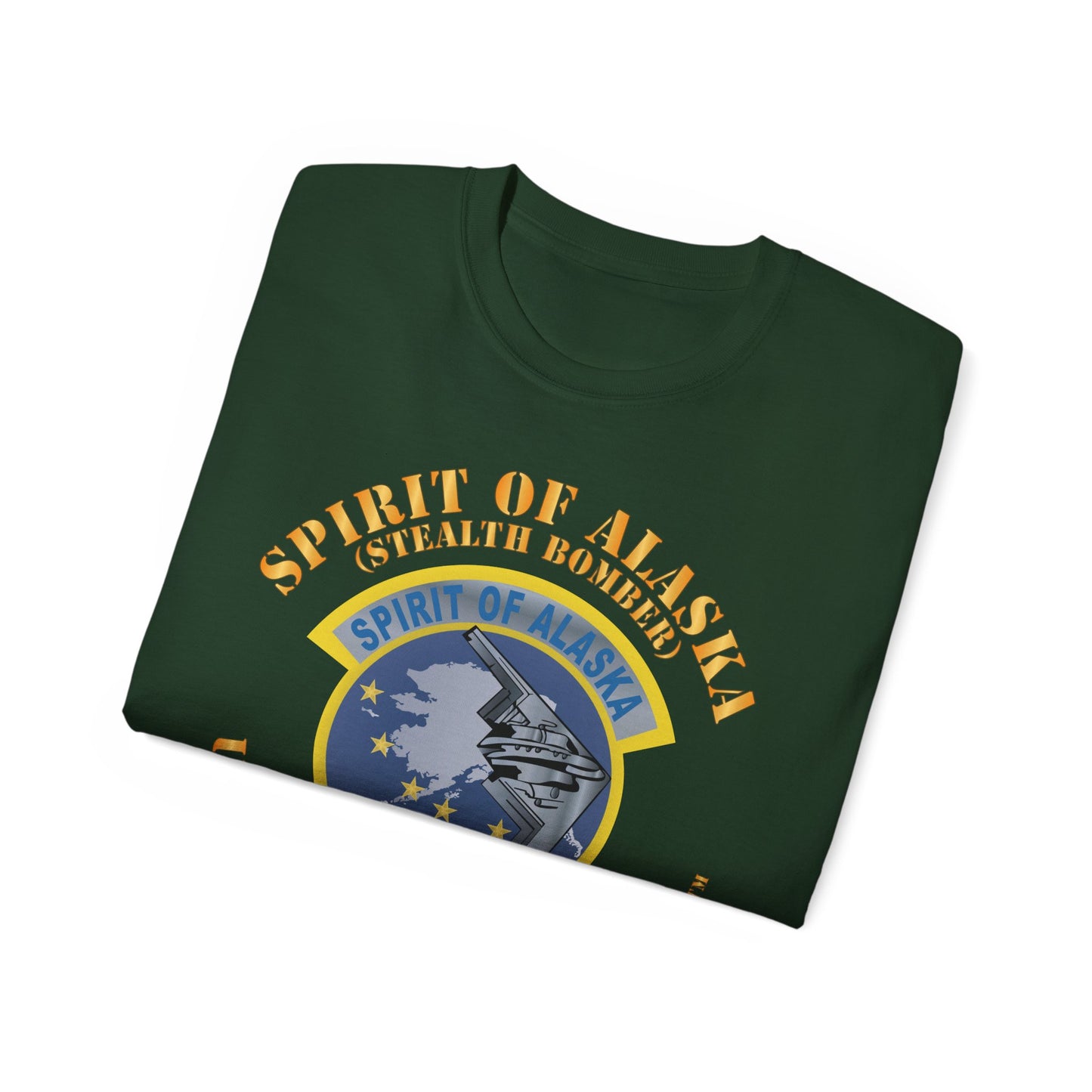 Unisex Ultra Cotton Tee - USAF - B2 - Spirit of Alaska - Stealth Bomber X 300