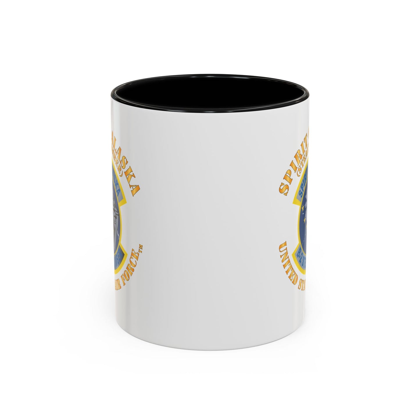 Accent Coffee Mug (11oz & 15oz) - USAF - B2 - Spirit of Alaska - Stealth Bomber X 300