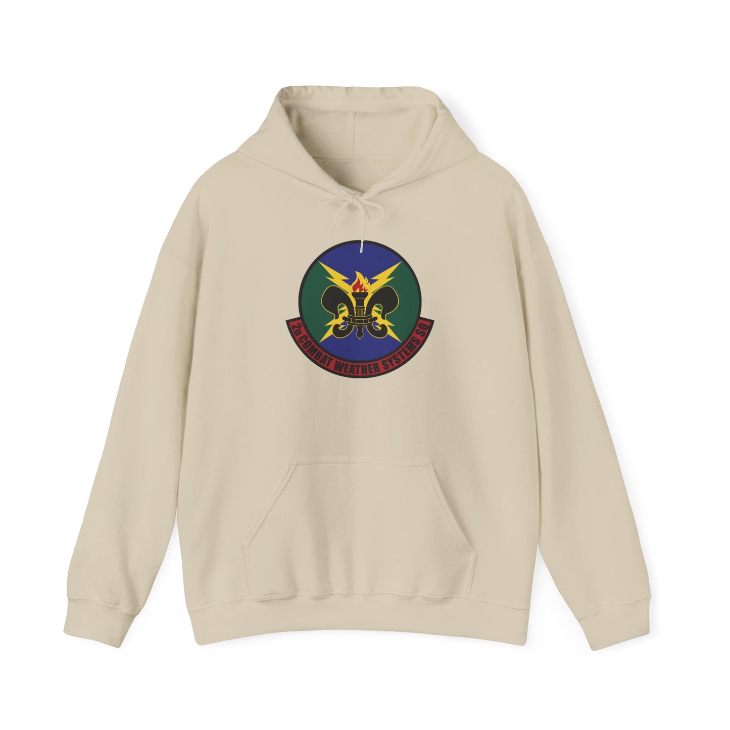 Unisex Heavy Blend Hooded Sweatshirt - USAF - 2d Combat Weather Systems Squadron wo txt