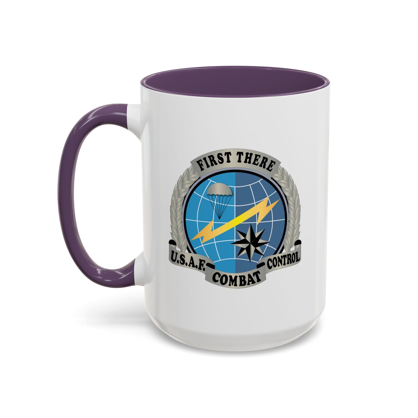 Accent Coffee Mug (11oz & 15oz) - USAF - Combat Controller Badge No Txt  X 300
