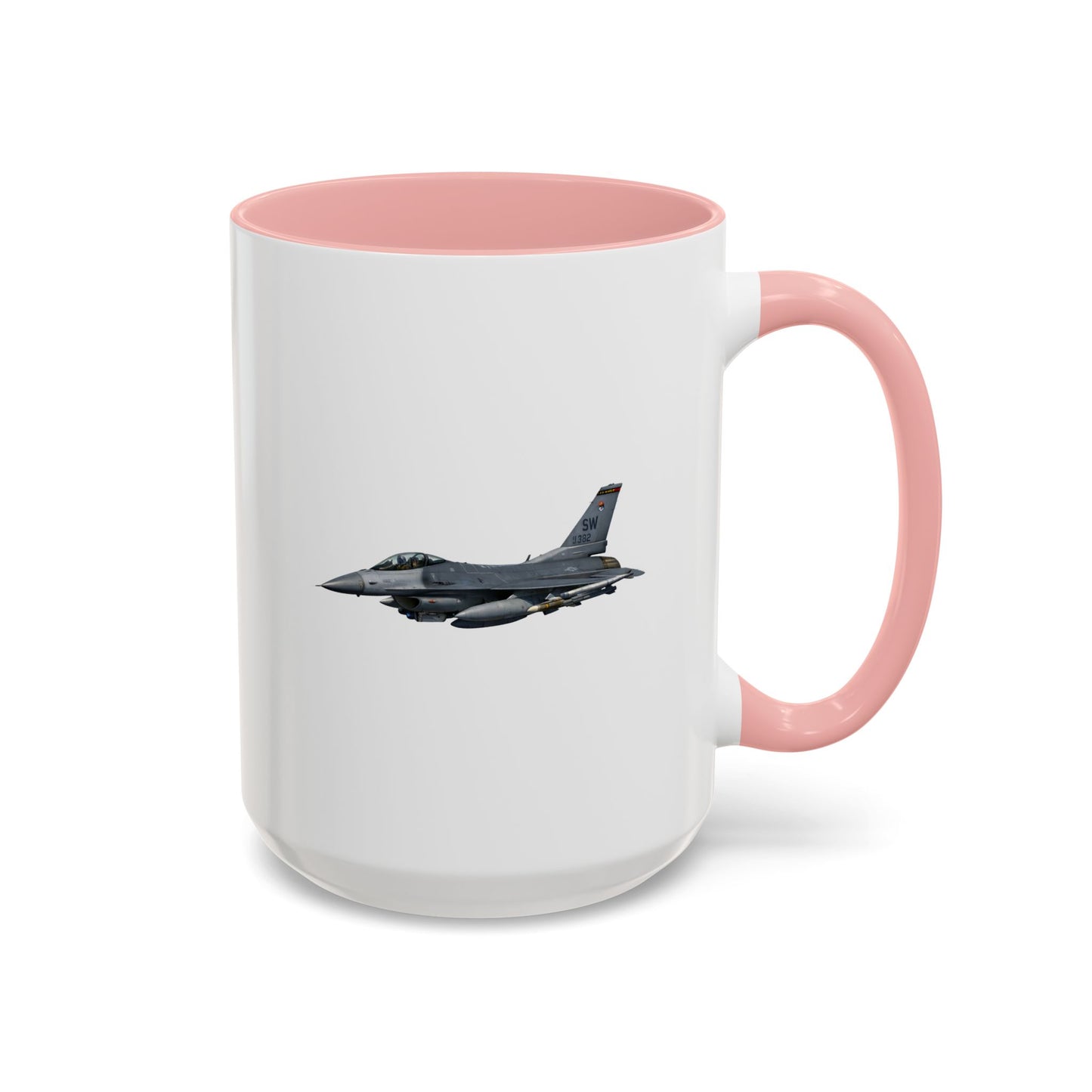 Accent Coffee Mug (11oz & 15oz) - USAF - F-16 Fighting Falcon wo txt X 300