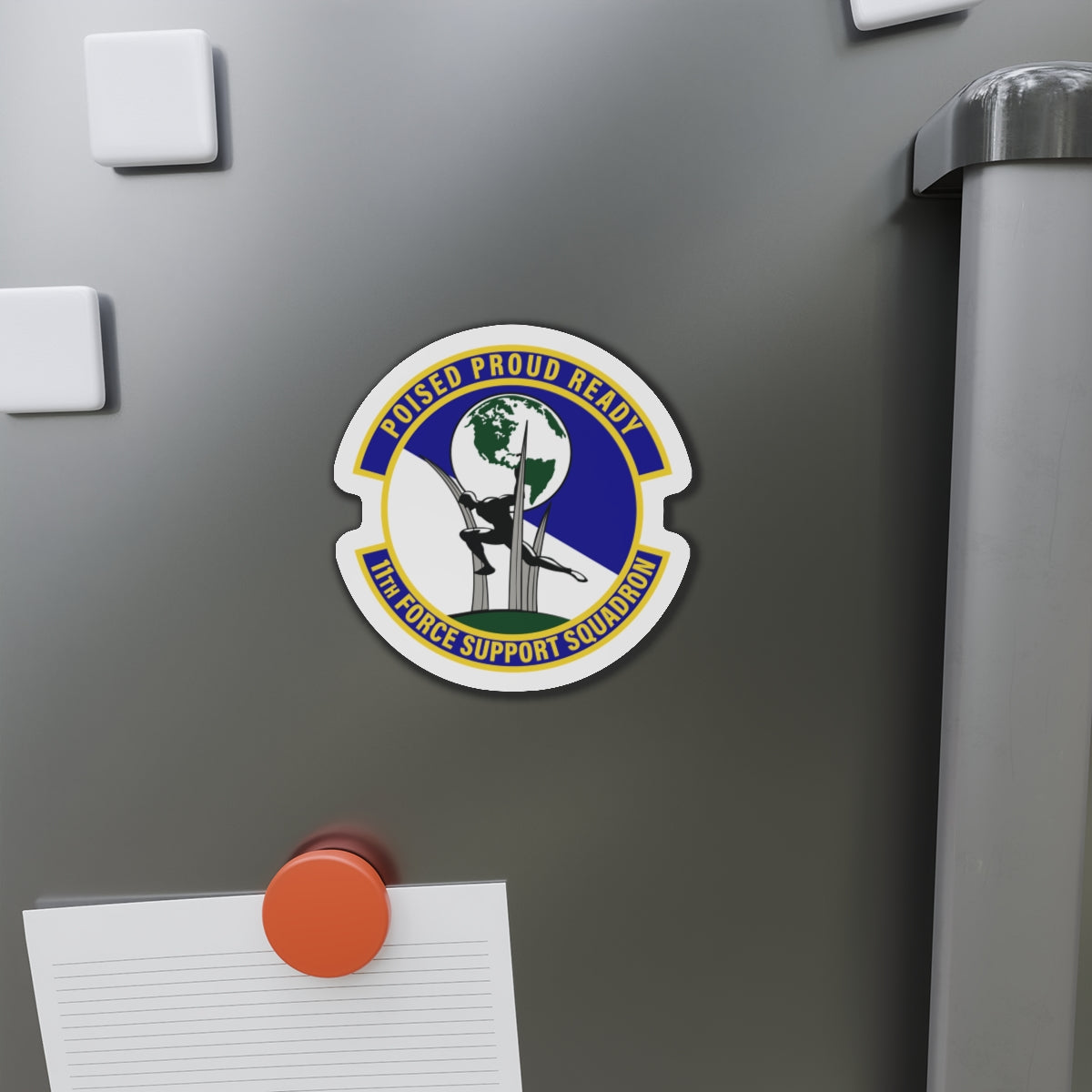 Die-Cut Magnet - USAF - 11th Force Support Squadron wo txt