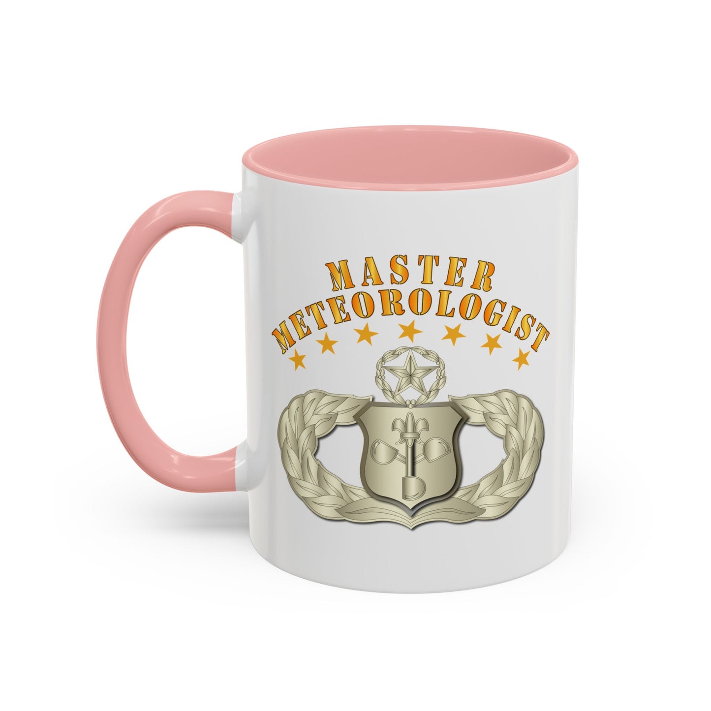 Accent Coffee Mug (11oz & 15oz) - USAF - Meteorologist - Master Badge wo DS