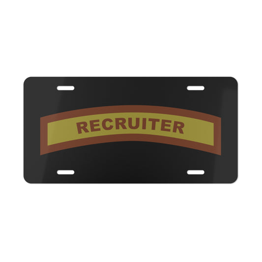 License Plate - USAF - Recruiter Tab