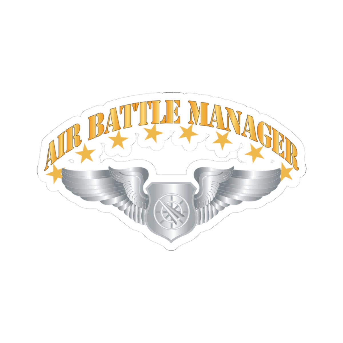 Kiss-Cut Stickers - USAF - Air Battle Manager X 300