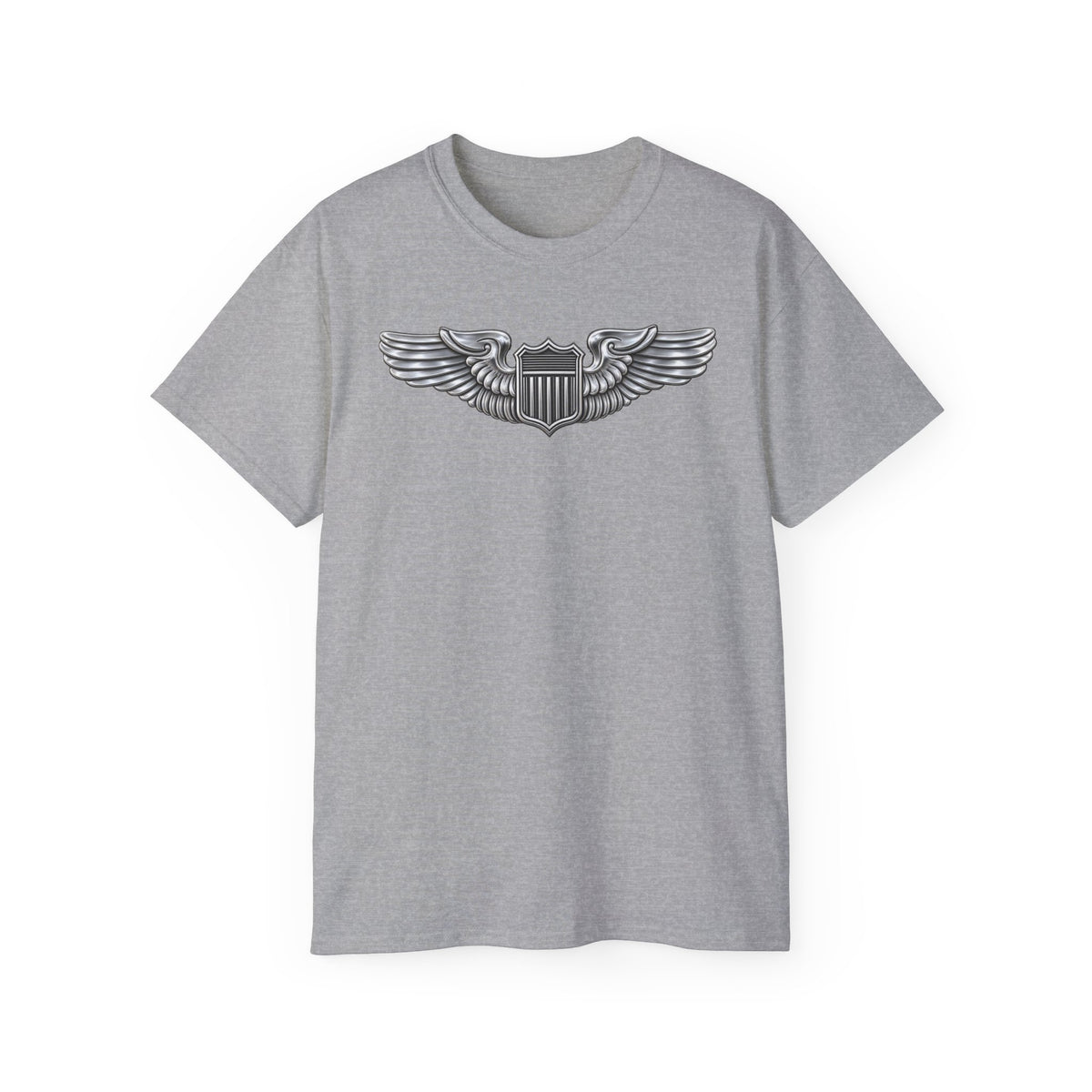 Unisex Ultra Cotton Tee - USAF - Basic Pilot Badge wo Txt - 3D - Enhanced