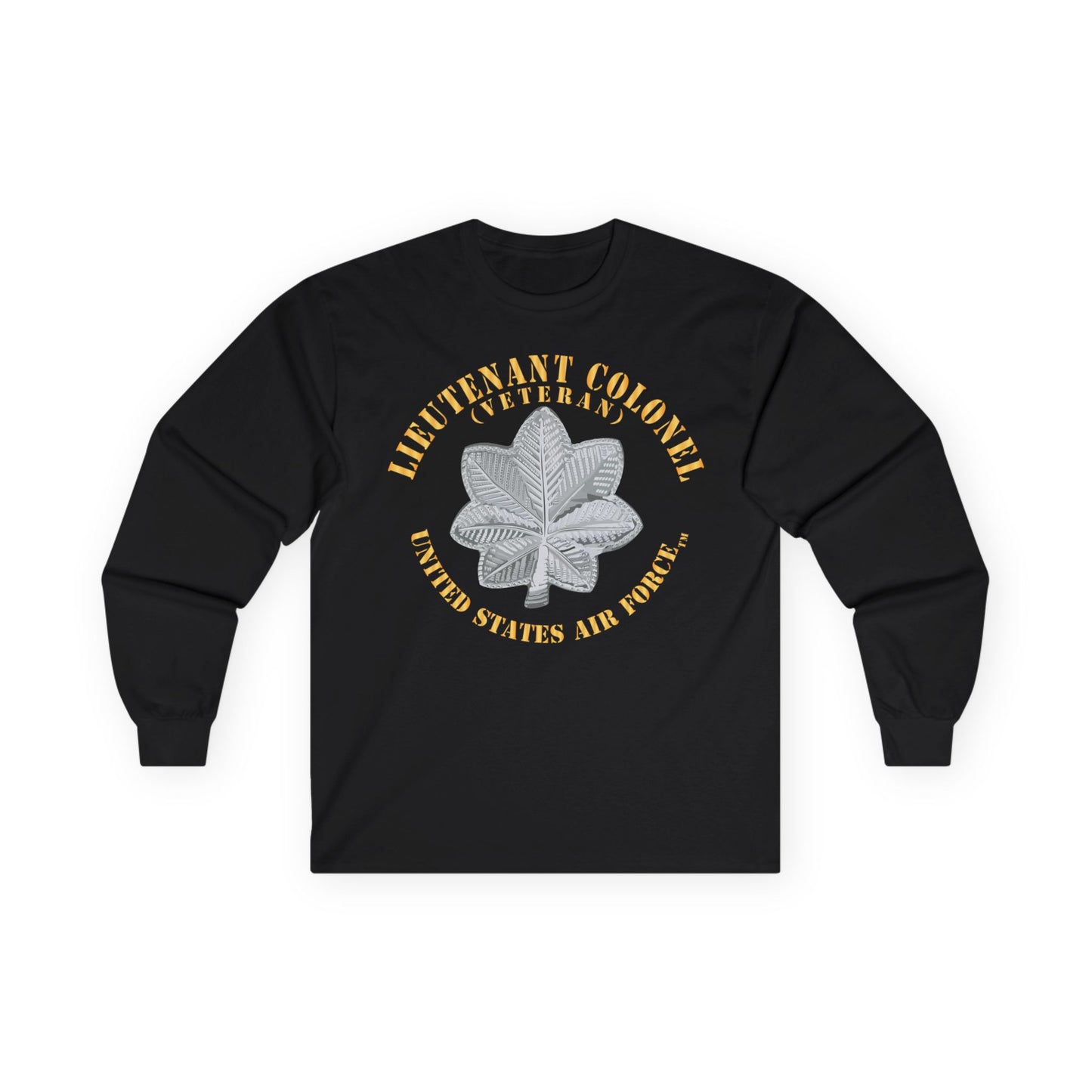 Unisex Ultra Cotton Long Sleeve Tee - USAF - Lieutenant Colonel - LTC - Veteran - TM X 300