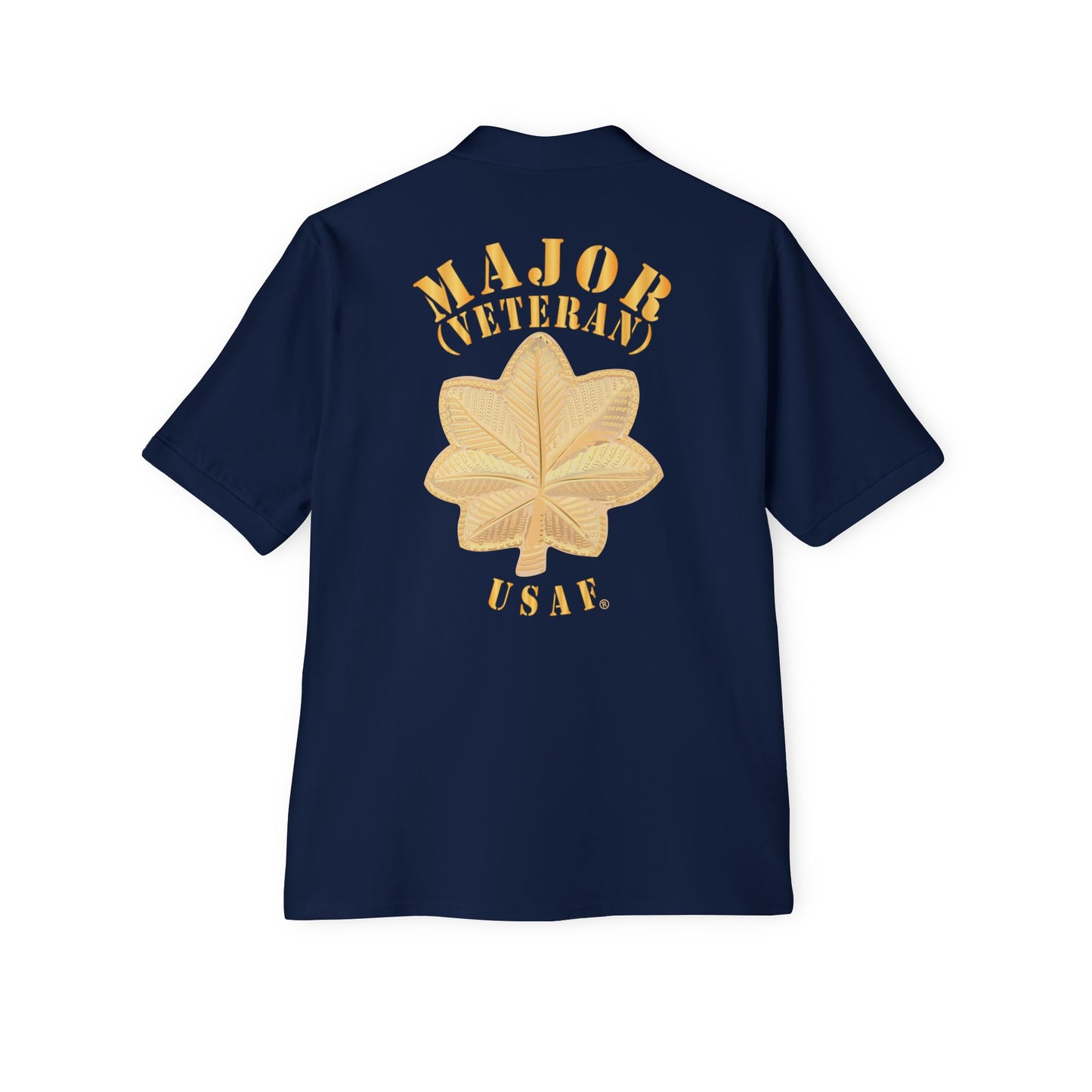 Men's Piqué Polo - USAF - Major - Veteran - USAF X 300