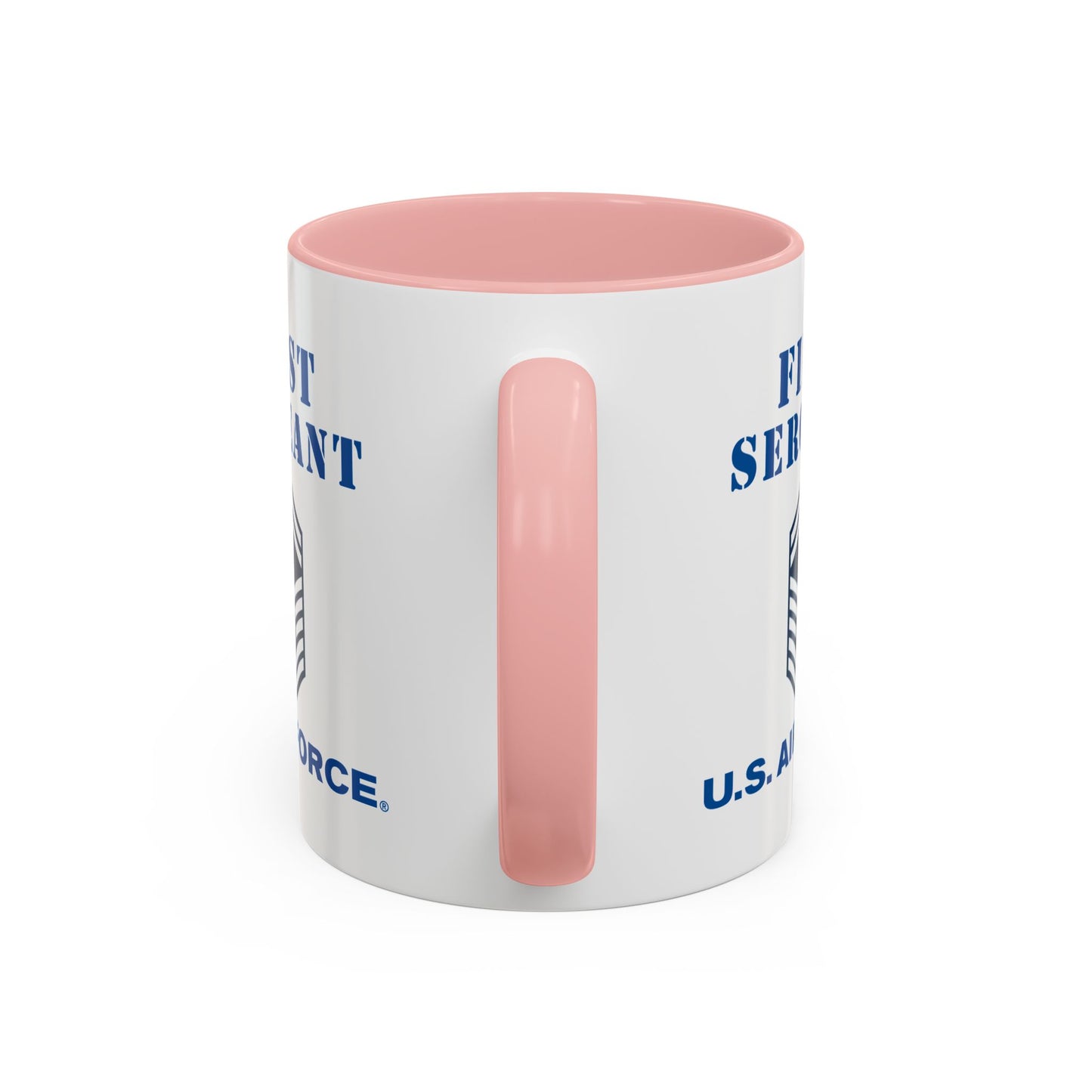 Accent Coffee Mug (11oz & 15oz) - USAF - First Sergeant (E8b) - 2020 - US Air Force w Text X 300