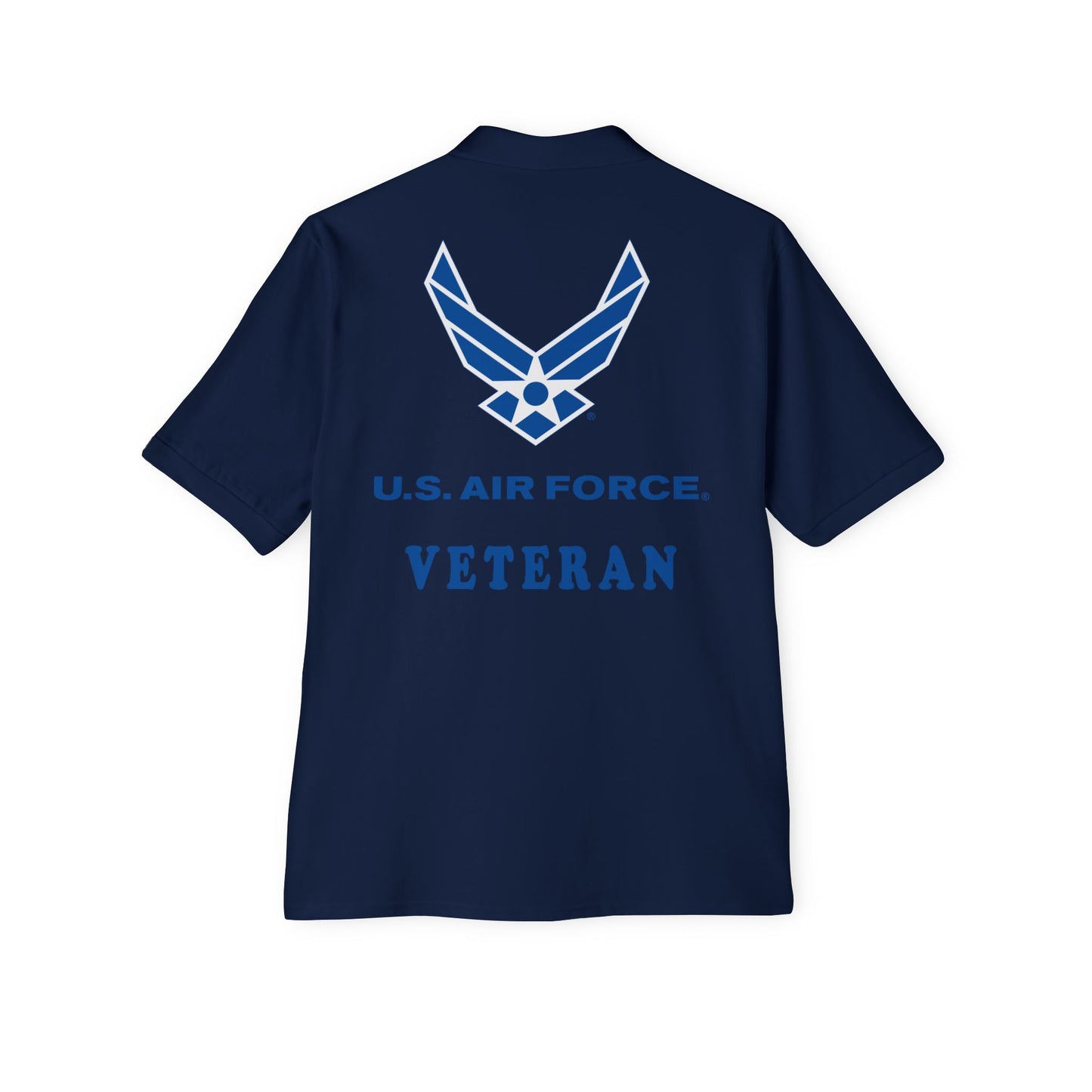 Men's Piqué Polo - USAF - Air Force - Veteran X 300