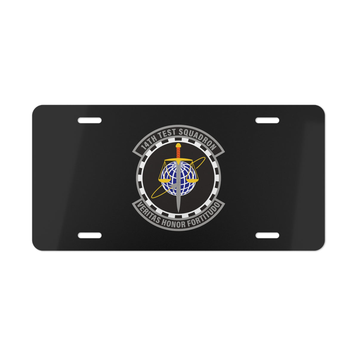 License Plate - USAF - 14th Test Squadron wo txt