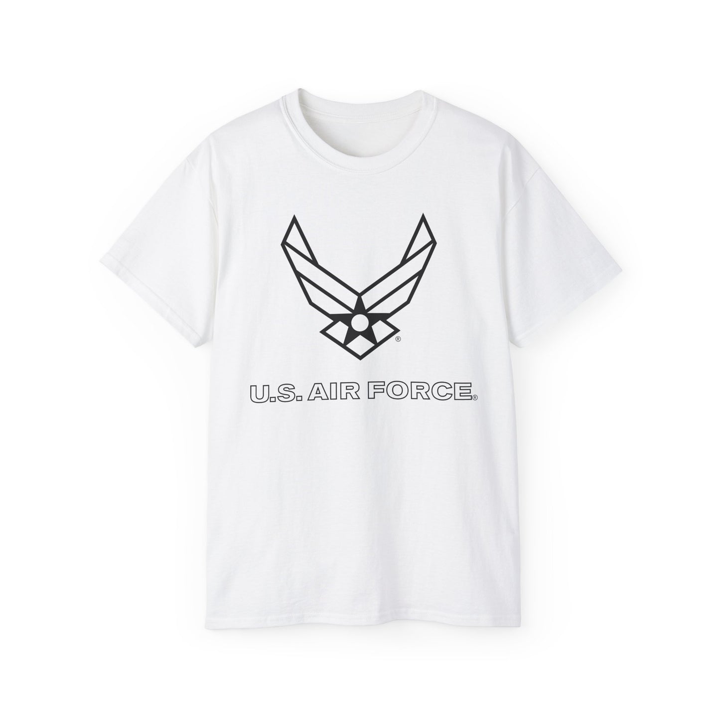 Unisex Ultra Cotton Tee - USAF Logo, TM Txt - U S Air Force - LA