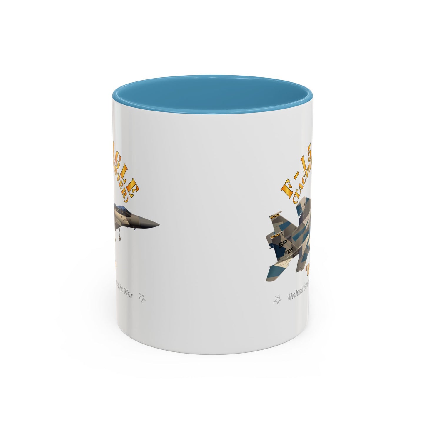 Accent Coffee Mug (11oz & 15oz) - USAF - F15 Eagle - F15