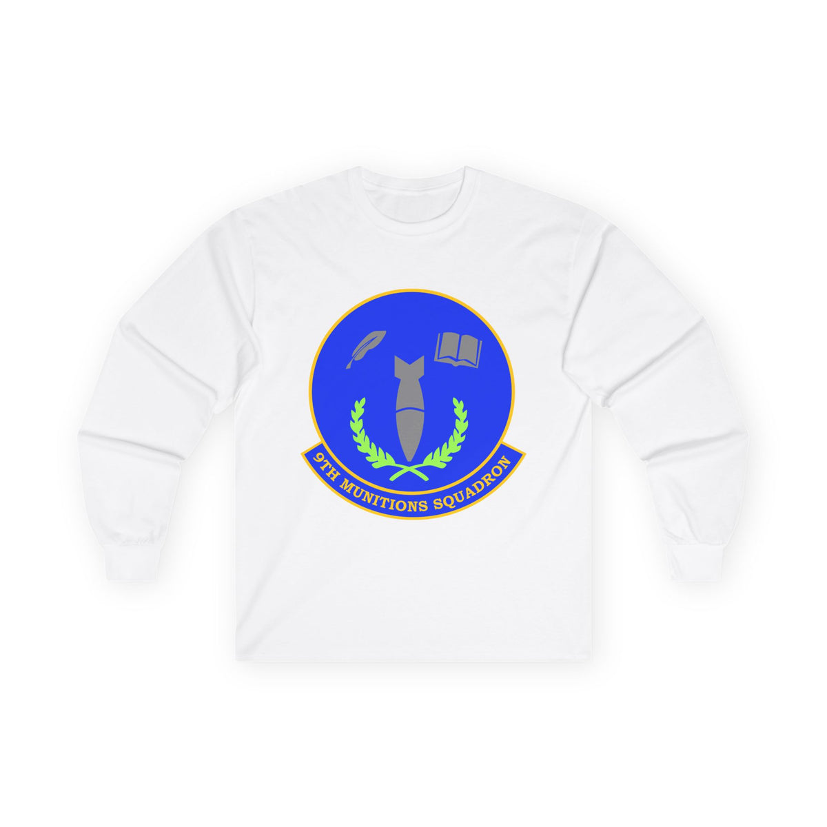 Unisex Ultra Cotton Long Sleeve Tee - USAF - 9th Munitions Squadron wo txt X 300