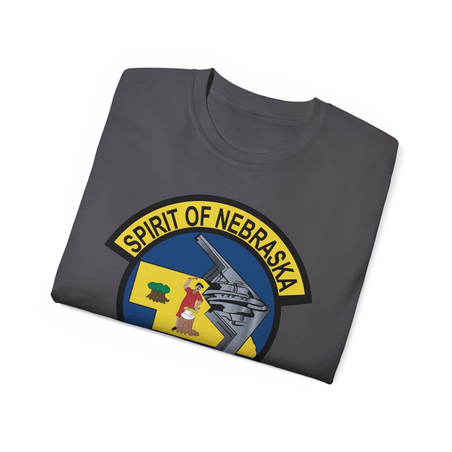 Unisex Ultra Cotton Tee - USAF - B2 - Spirit of Nebraska - Stealth Bomber wo txt X 300