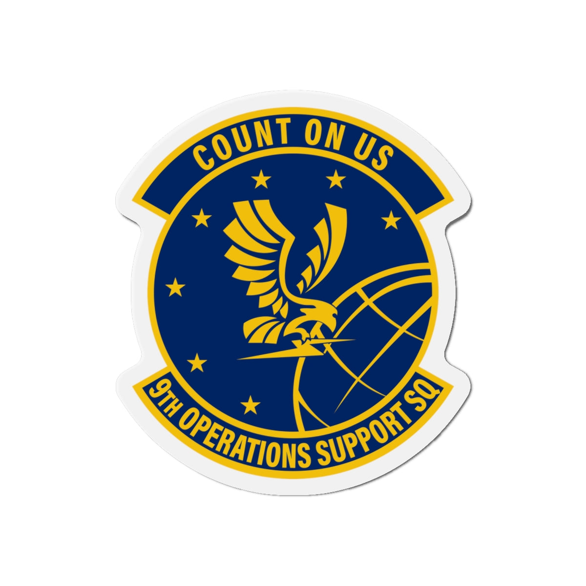 Die-Cut Magnet - USAF - 9th Operations Support Squadron wo txt X 300