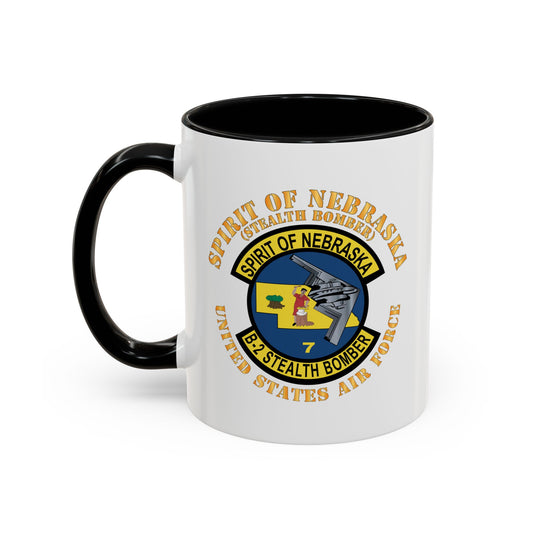 Accent Coffee Mug (11oz & 15oz) - USAF - B2 - Spirit of Nebraska - Stealth Bomber X 300