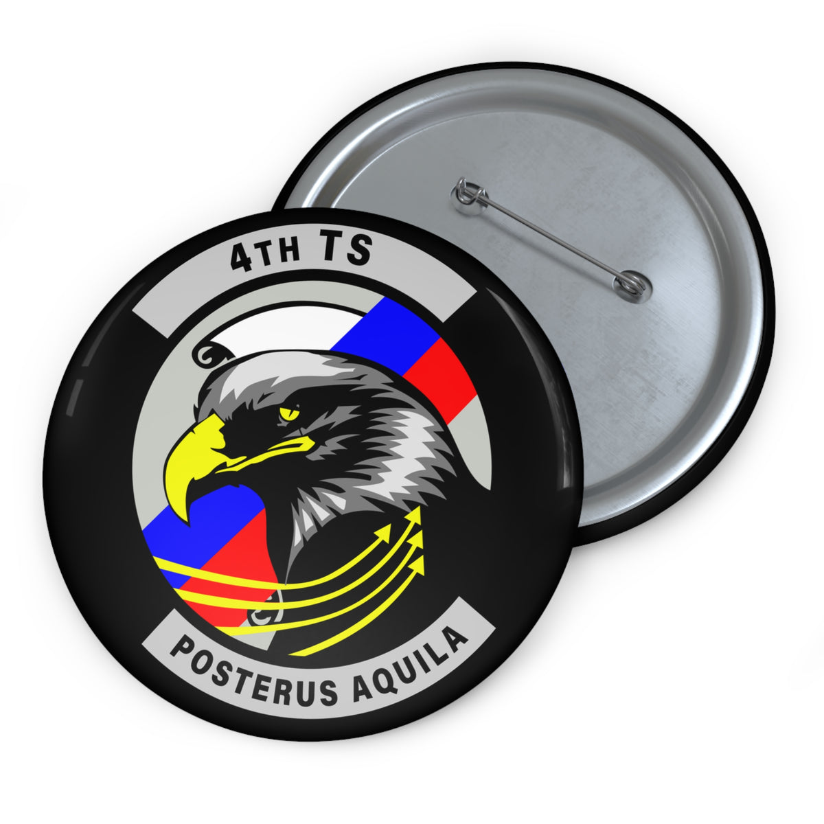 Custom Pin Button - USAF - 4th Training Squadron wo txt X 300