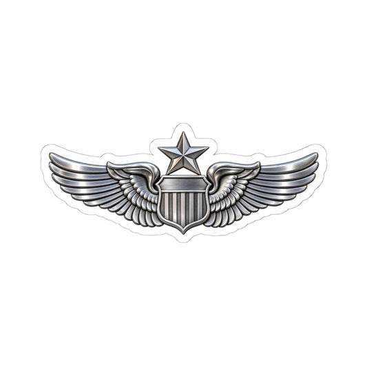 Kiss-Cut Stickers - USAF - Senior Pilot Badge wo txt - 3D - Enhanced