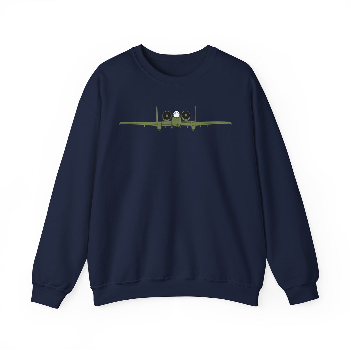 Crewneck Sweatshirt - Aircraft - USAF - A-10 Thunderbolt II - Front X 300