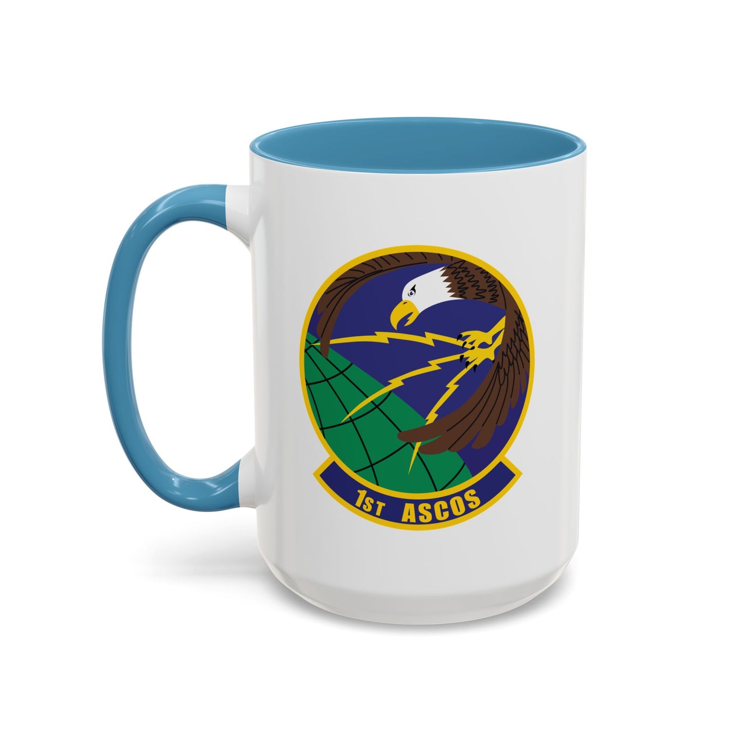 Accent Coffee Mug (11oz & 15oz) - USAF - 1st Air & Space Communications Operations Sq wo txt X 300