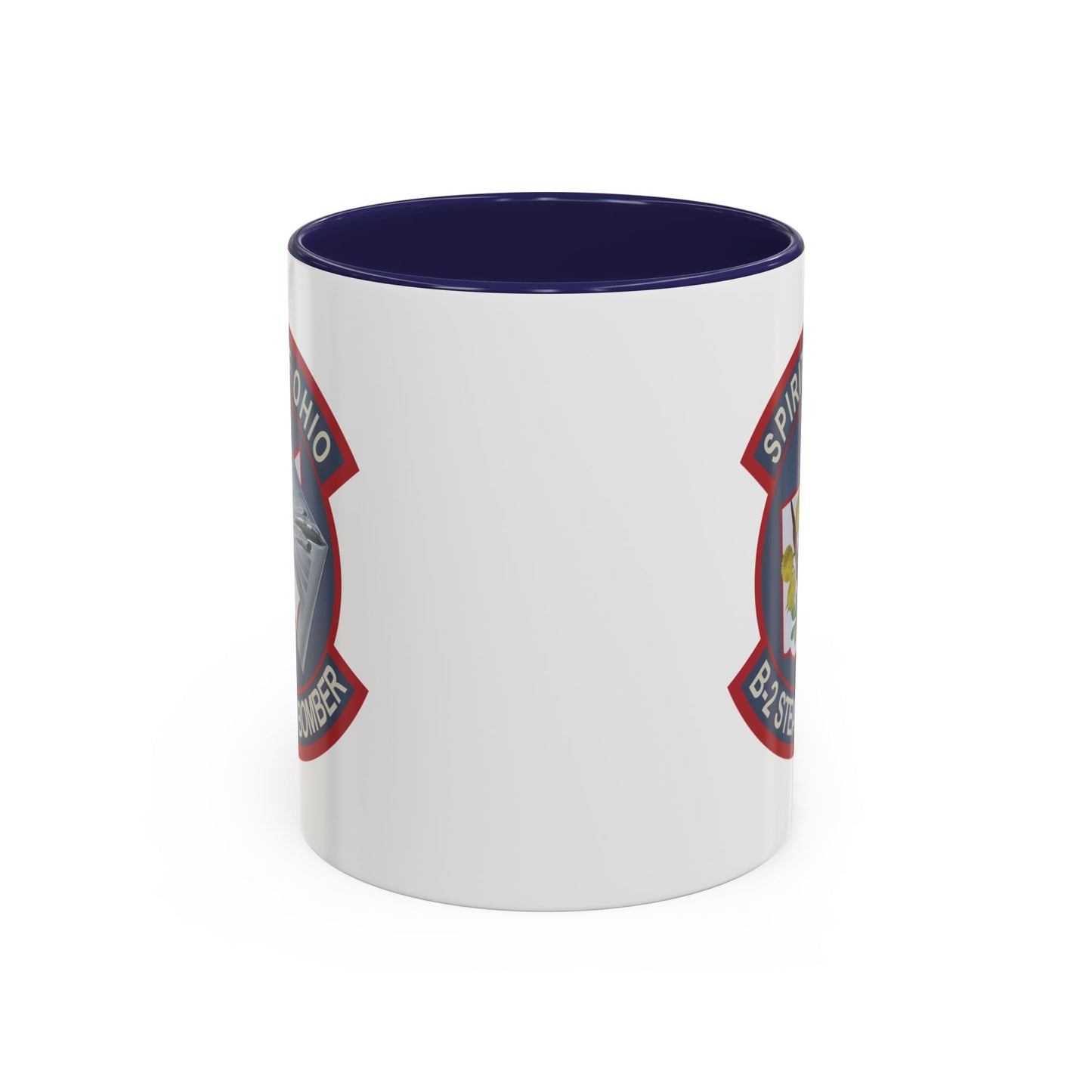 Accent Coffee Mug (11oz & 15oz) - USAF - B2 - Spirit of Ohio - Stealth Bomber wo txt X 300
