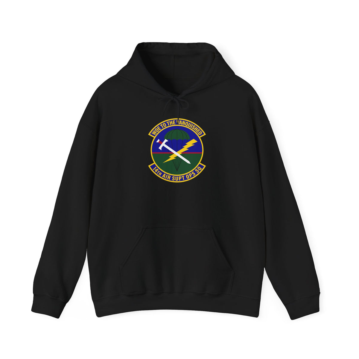 Unisex Heavy Blend Hooded Sweatshirt - USAF - 14th Air Support Operations Squadron wo txt