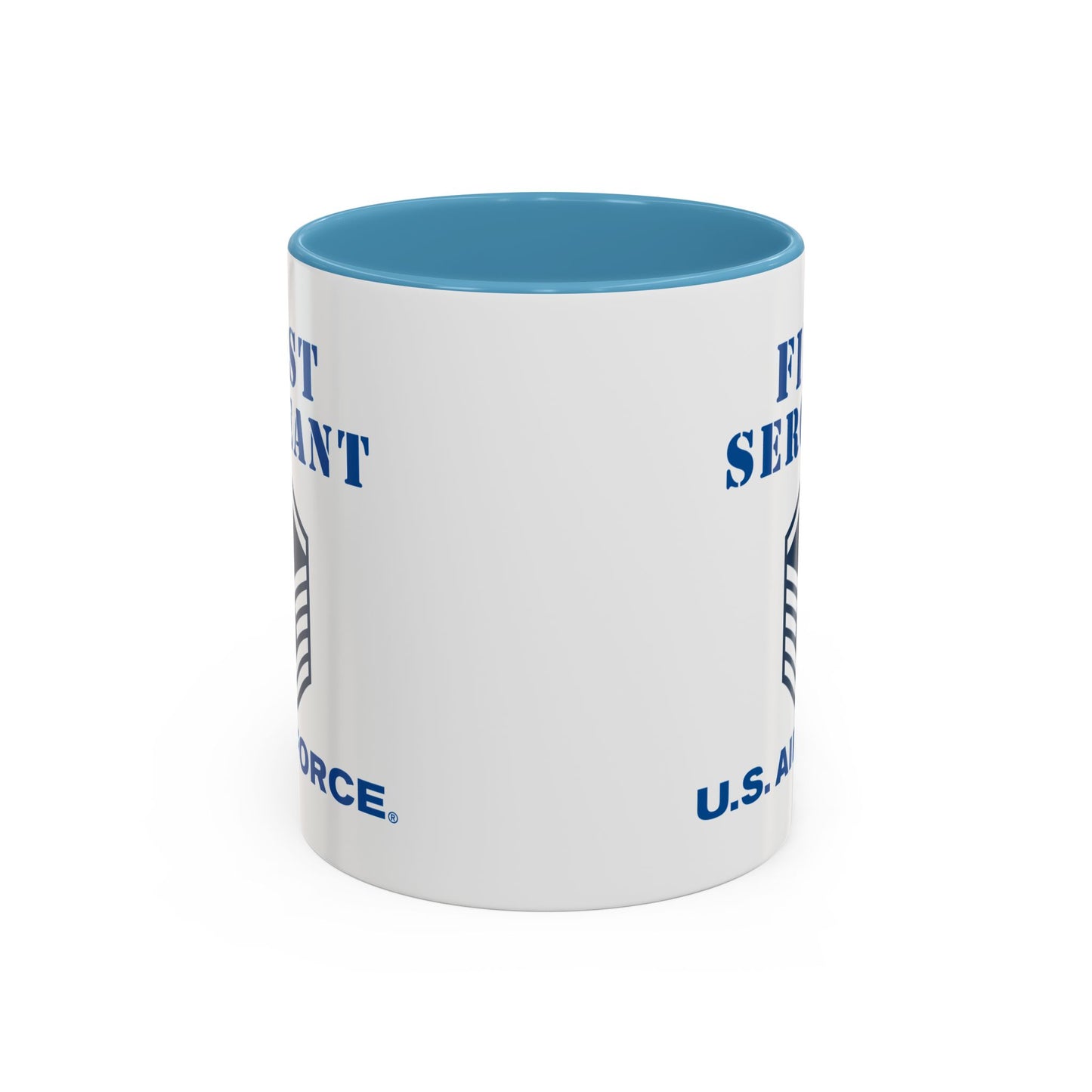 Accent Coffee Mug (11oz & 15oz) - USAF - First Sergeant (E7b) - 2020 - US Air Force w Text X 300