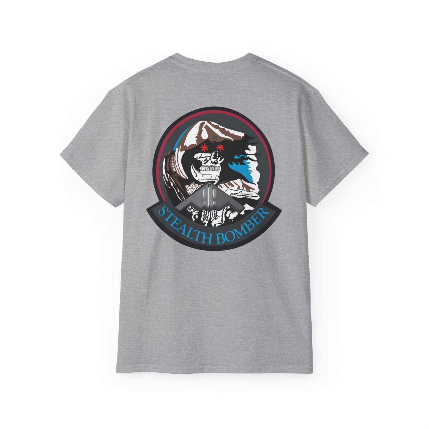 Unisex Ultra Cotton Tee - USAF - B2 - Grim Reaper - Stealth Bomber wo txt X 300