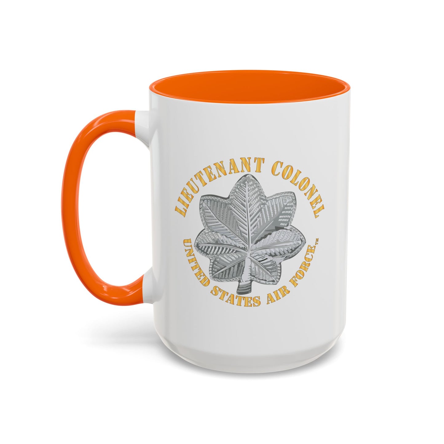 Accent Coffee Mug (11oz & 15oz) - USAF - Lieutenant Colonel - LTC - TM X 300