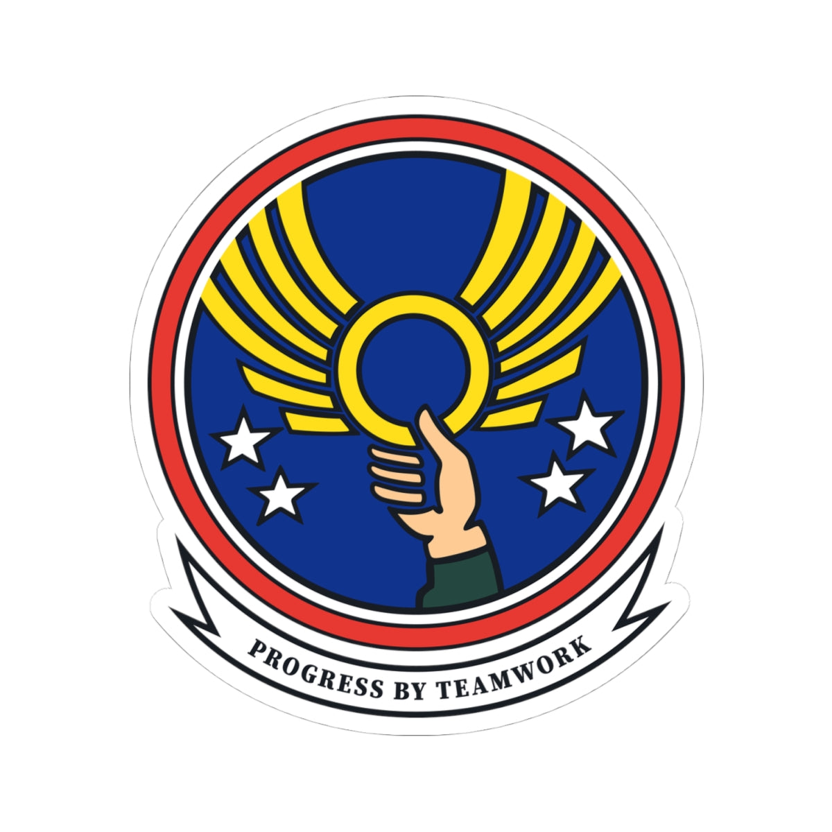 Kiss-Cut Stickers - USAF - 4th Civil Engineer Squadron wo txt X 300