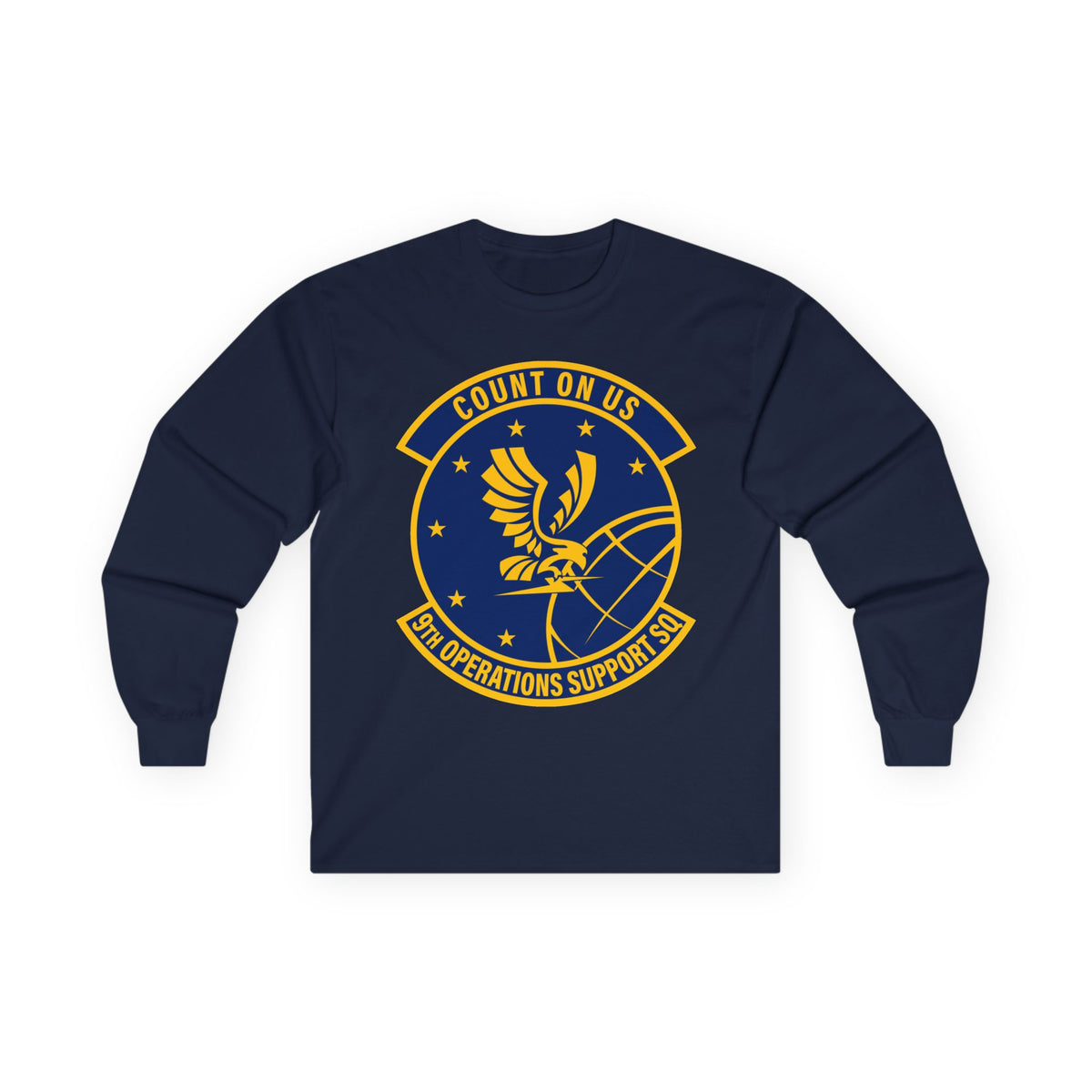 Unisex Ultra Cotton Long Sleeve Tee - USAF - 9th Operations Support Squadron wo txt X 300