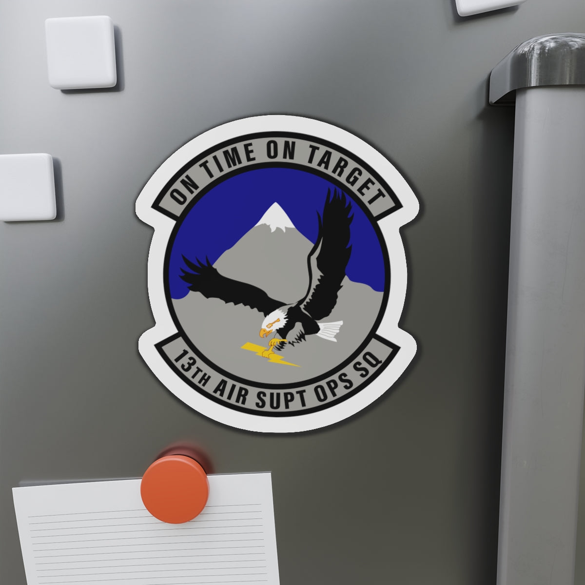 Die-Cut Magnet - USAF - 13th Air Support Operations Squadron wo txt