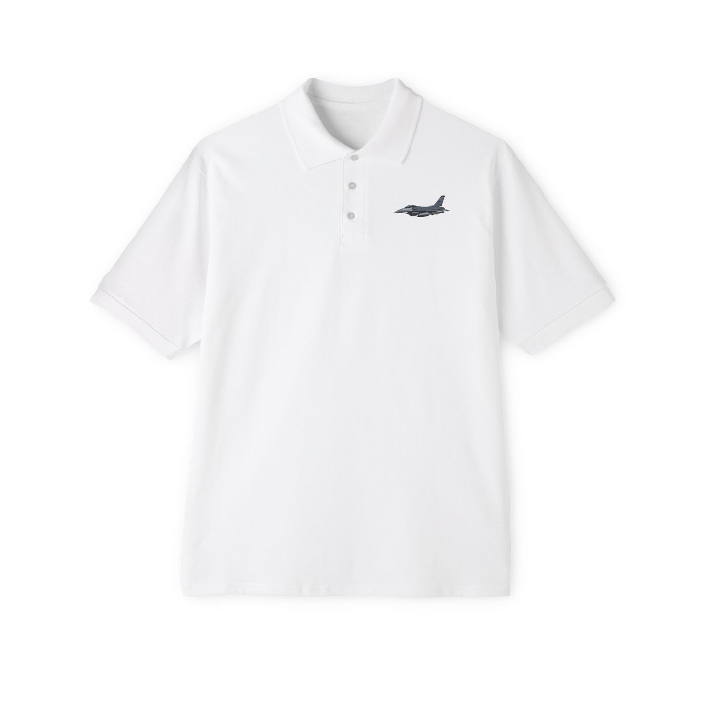 Men's Piqué Polo - USAF - F-16 Fighting Falcon wo txt X 300