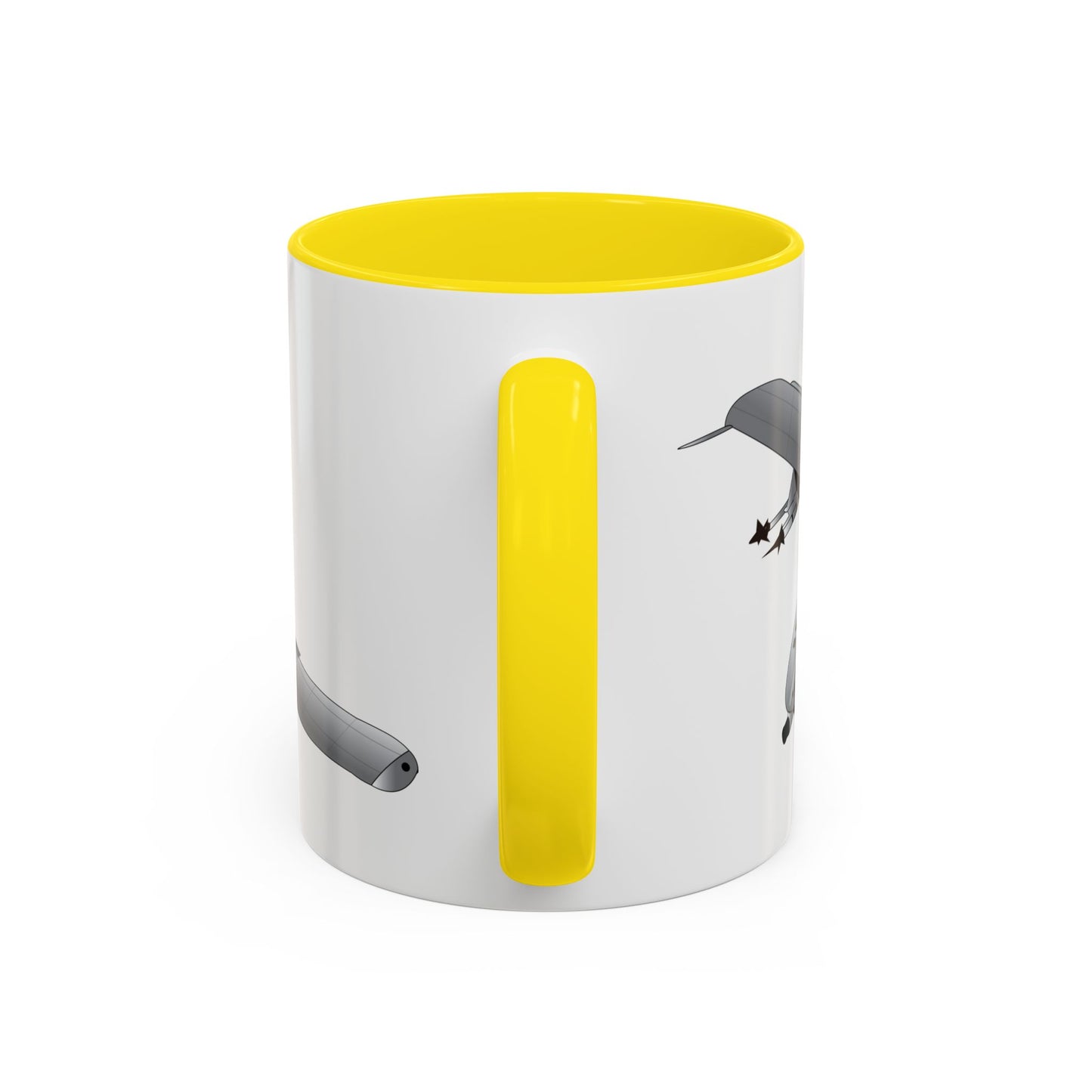 Accent Coffee Mug (11oz & 15oz) - Aircraft - A10 - Front - Top - Oblique X 300