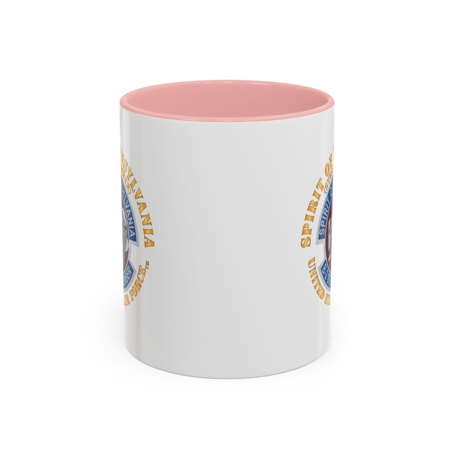 Accent Coffee Mug (11oz & 15oz) - USAF - B2 - Spirit of Pennsylvania Stealth Bomber X 300