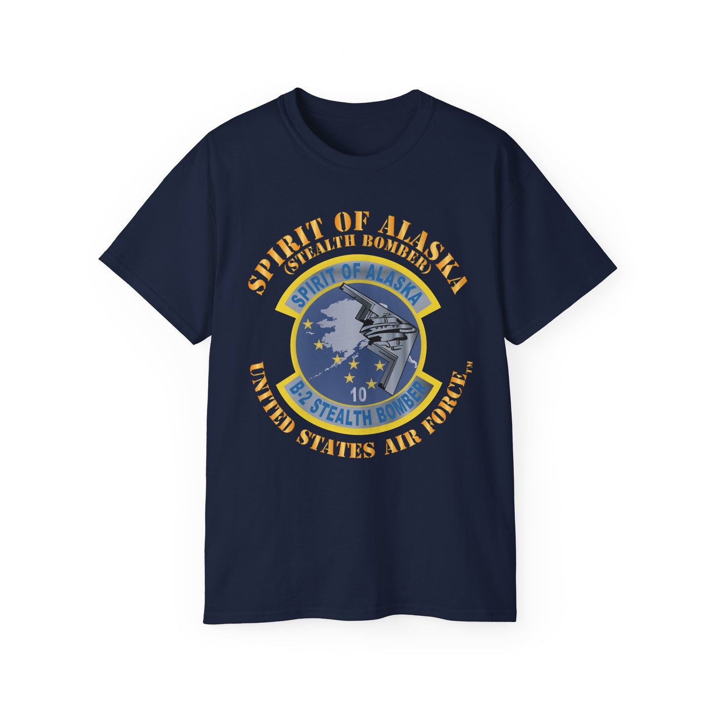 Unisex Ultra Cotton Tee - USAF - B2 - Spirit of Alaska - Stealth Bomber X 300