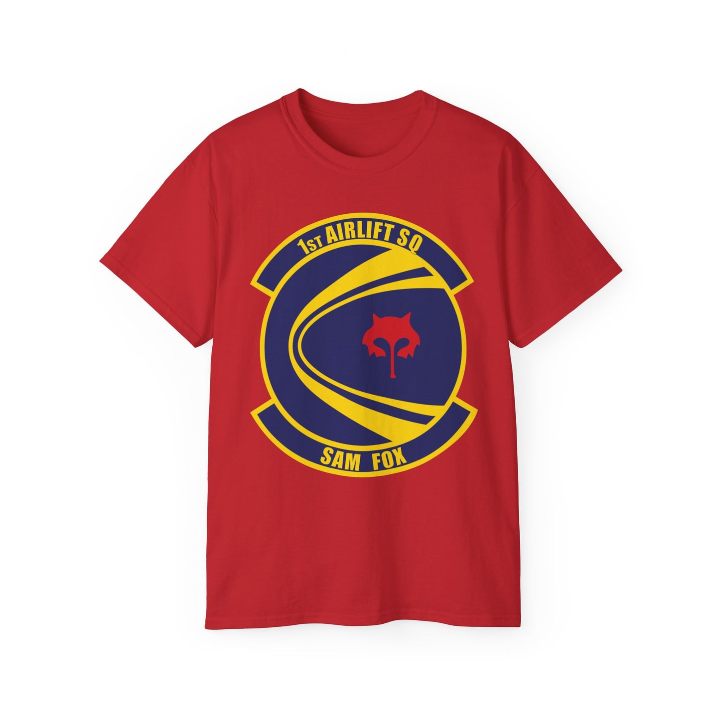 Unisex Ultra Cotton Tee - USAF - 1st Airlift Squadron wo txt X 300